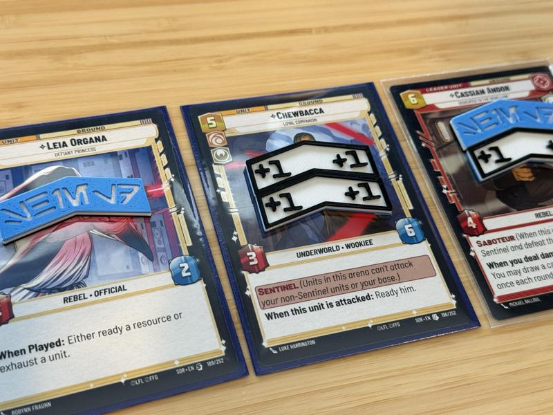 Star Wars Unlimited:  Experience / Shield token (double sided)