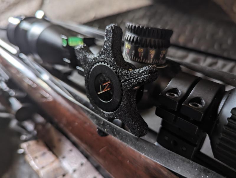 Scope Parallax Wheel with fuzzy skin