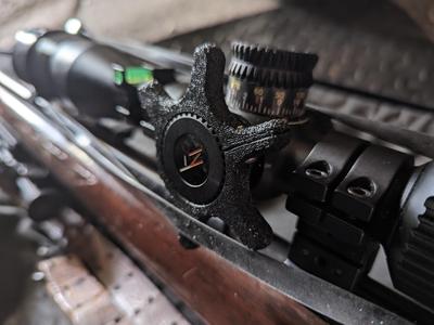 Scope Parallax Wheel with fuzzy skin