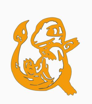 Charmander model for home decoration