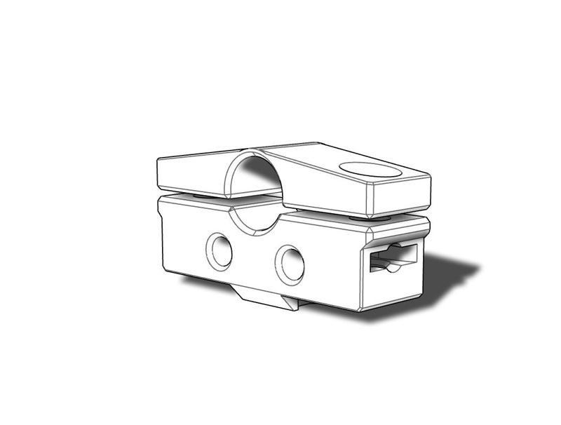 MK4 Y rod holder mirrored - openable quick release