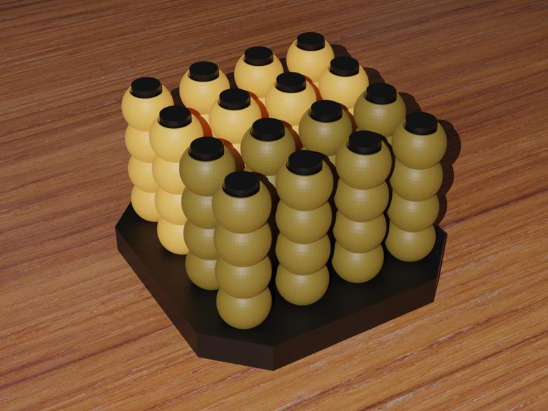 3D 4 in a row game