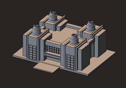 Red Alert 1 RA1 Power Plant (large)