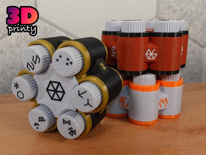 Hexglyph Print-in-place Puzzle Box