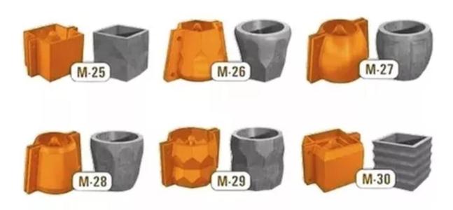 POT MOLDS PACK - N°5