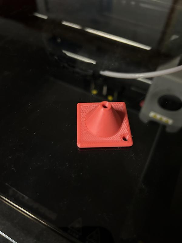 Traffic cone keyring