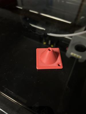 Traffic cone keyring