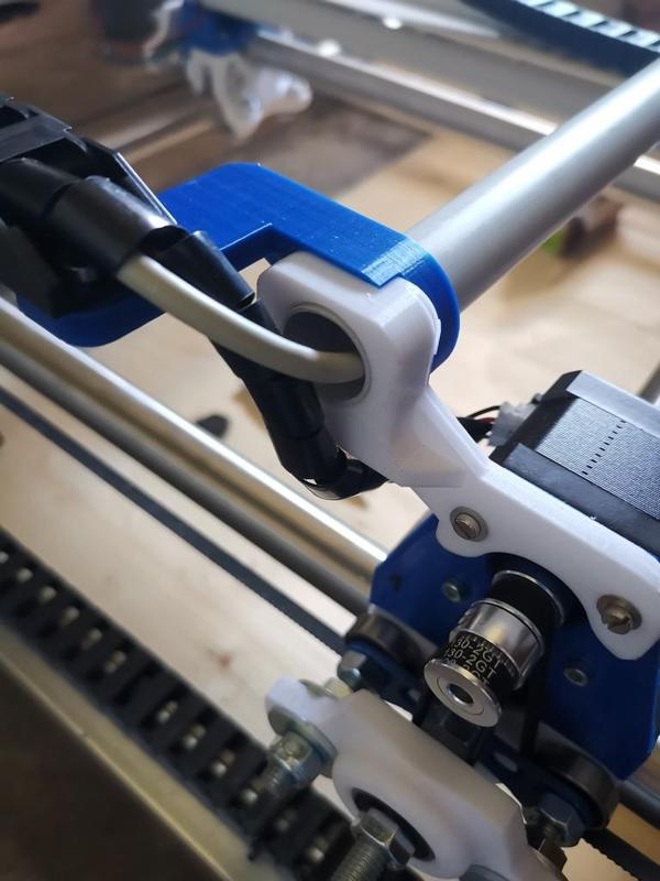 MPCNC, mostly printed cnc, Alternative Kabelverlegung, Halterung 2