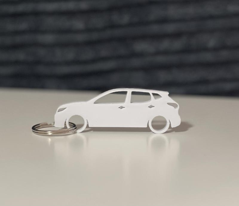 Nissan Qashqai J11 silhouette / keychain