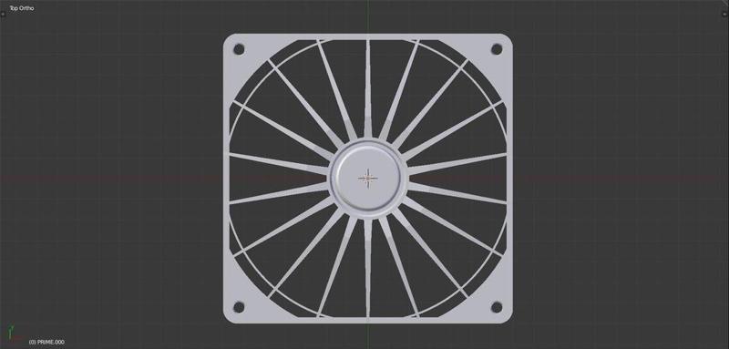 140mm Fan Grill, Racing Style