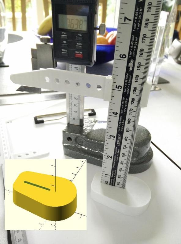 Rule - Height Gauge - base