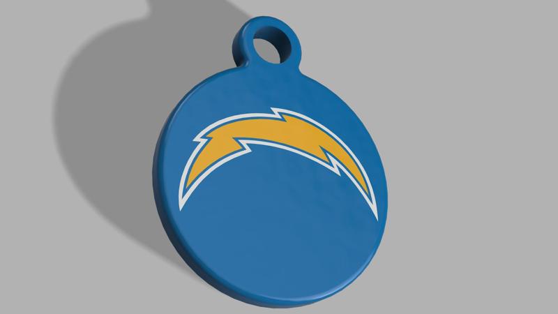 NFL - Los Angeles Chargers Keyring