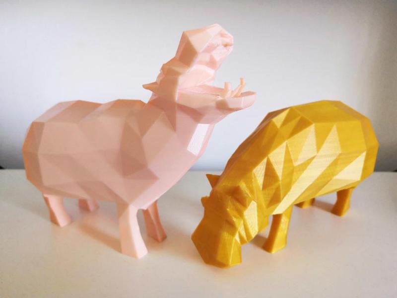 Low poly hippos !