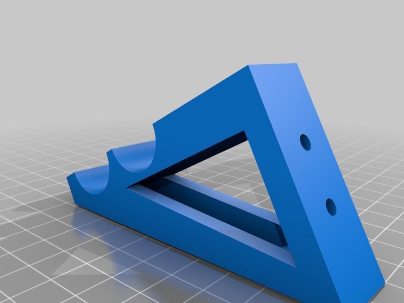 double curtian rod holder