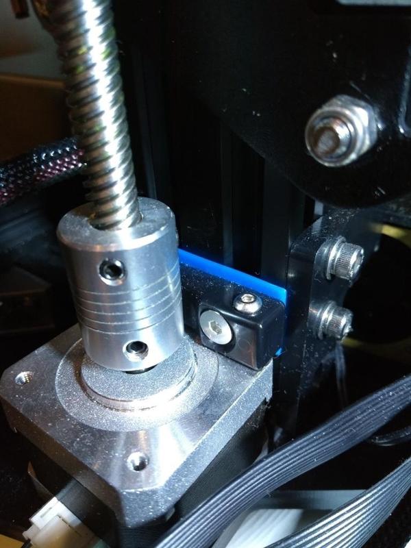 Parametric Z motor mount spacer for the Ender 2 / Ender 3