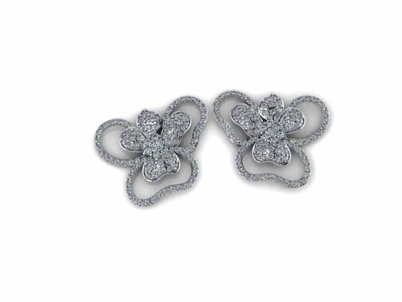 Bottlefly Diamond Earring