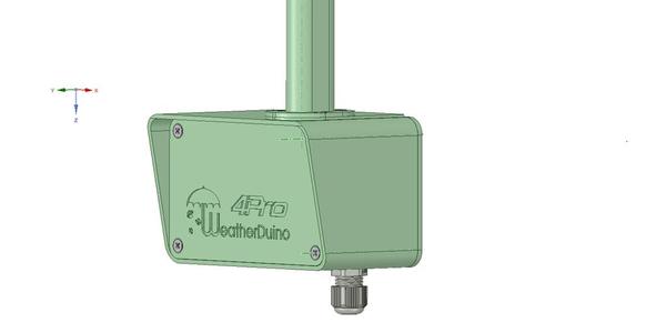 Case Weatherduino Air Quality Monitor II (Outdoor version)