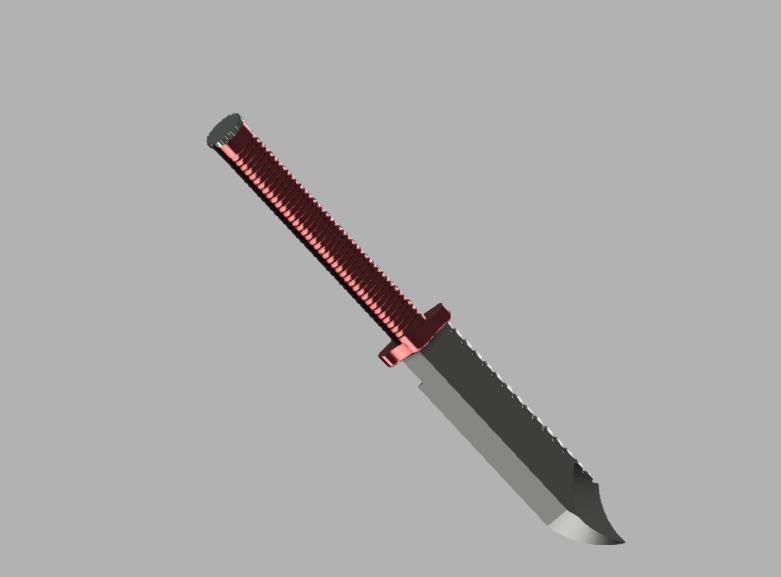 Survival Knife with hollow handle