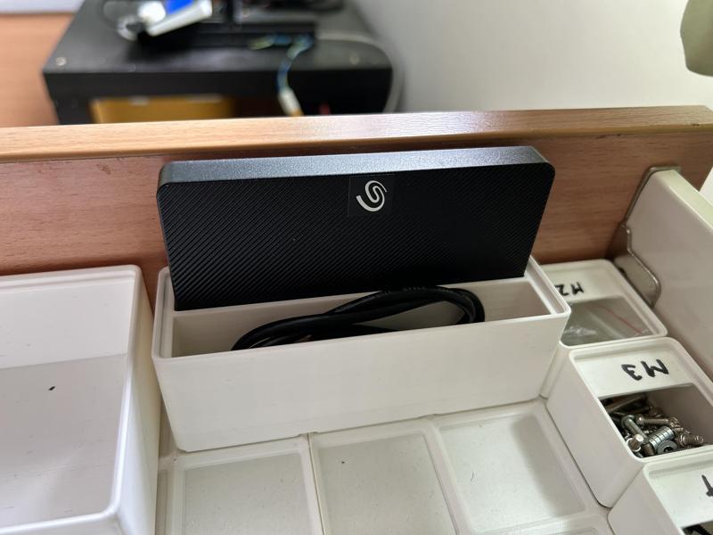 Seagate Expansion HDD Gridfinity bin 3x1