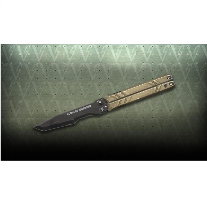 Valorant Butterfly Recon Knife (Fully Mountable, Balisong)