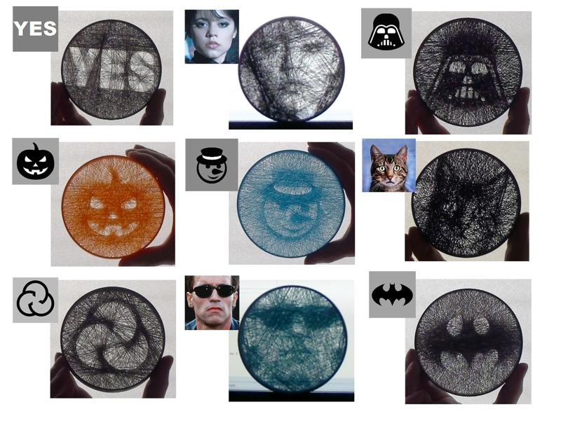 String art (set of 14 STLs)