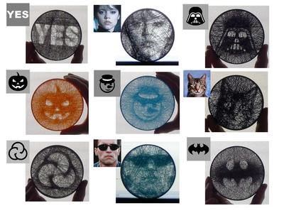 String art (set of 14 STLs)