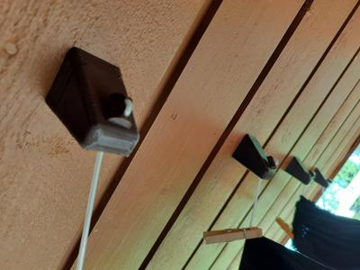 Clothesline ceiling mount