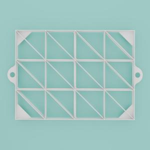 Triangle slice marker, 24 sections