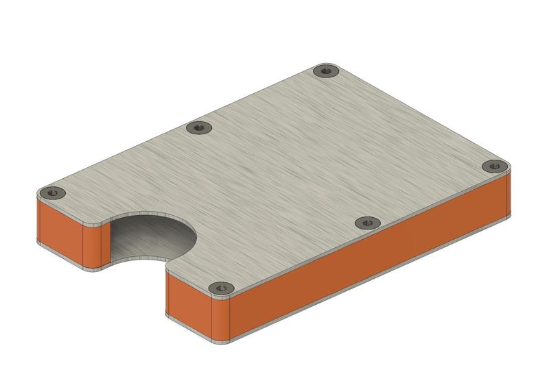 Simple credit card holder