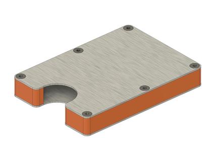 Simple credit card holder