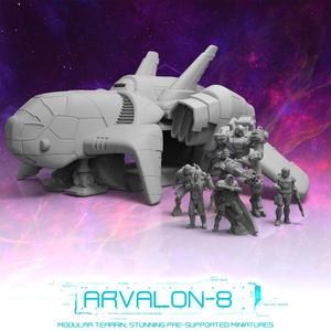 Arvalon-8 Cyphrons' Crew and the Charon Dropship