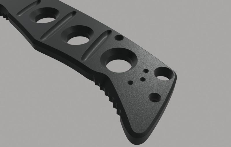 V2 Benchmade Adamas Folder Version Knife Scale