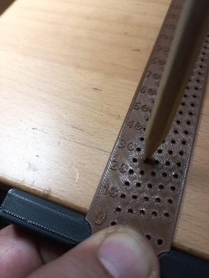 Tracer/compass ruler
