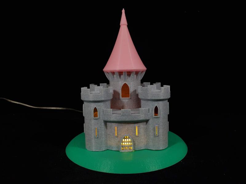 small light up Castle