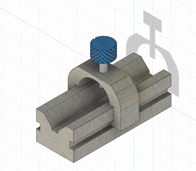 Prismatic clamp.  Spannprisma. Clamp