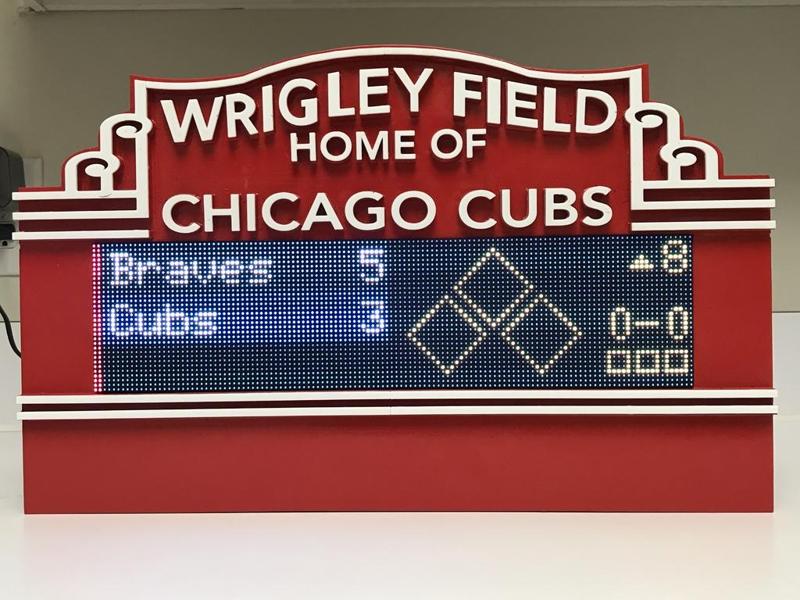 Wrigley Marquee for MLB-LED-Scoreboard