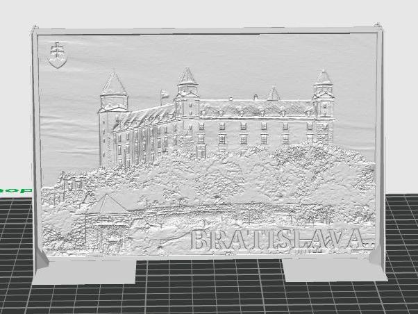 Castle city Bratislava