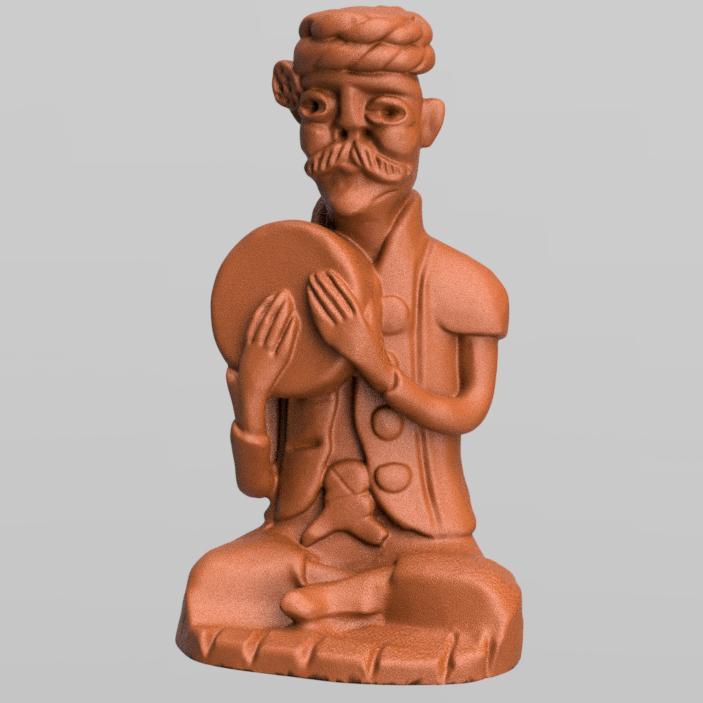 Statue de bois ancienne