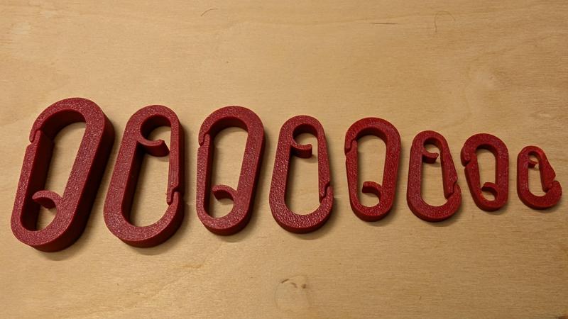 Camping Carabiner 20mm - 55mm