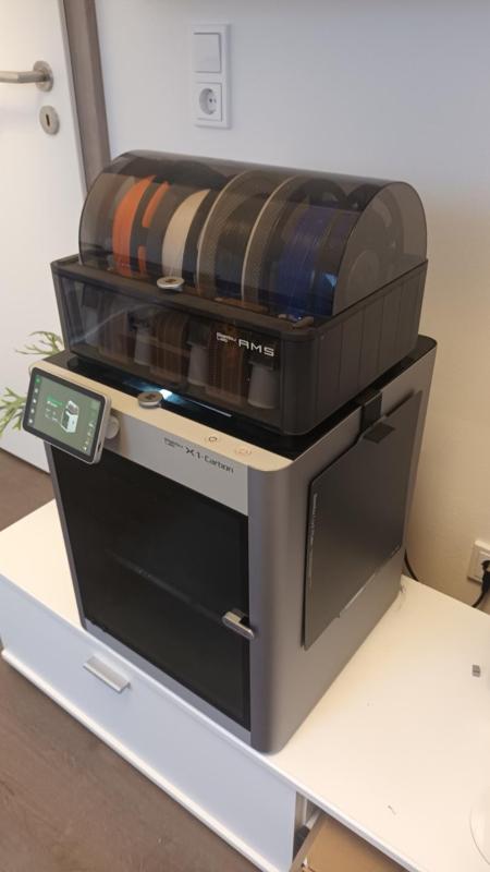 Print Plate Holder for Bambulab X1 with AMS - Printplateholder for Bambulab X1 with AMS