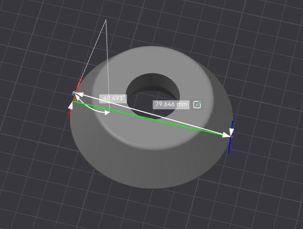 Spool centering cone 65mm - 78mm