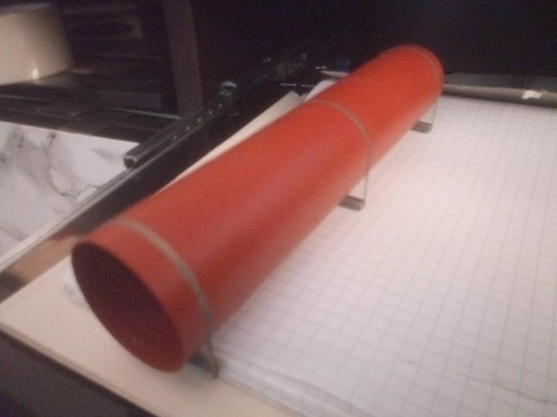 Náklad roura velká  pro model 1:43