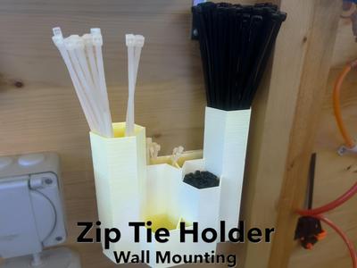 Zip Tie Holder - Wall Mounted
