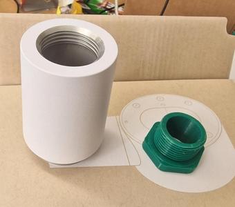 G3/4" Screw Thread to 20mm Metric Conduit Coupler (UniFi Protect Camera Backbox / UACC-Camera-CJB and others)