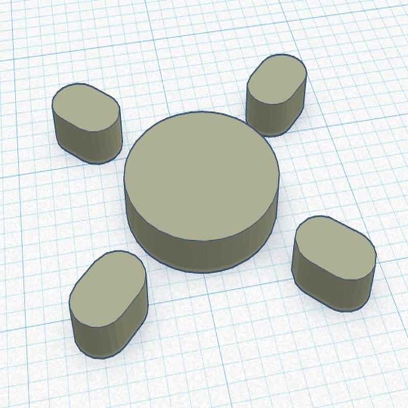 22xx/23xx Motor Mount Hole Pattern template