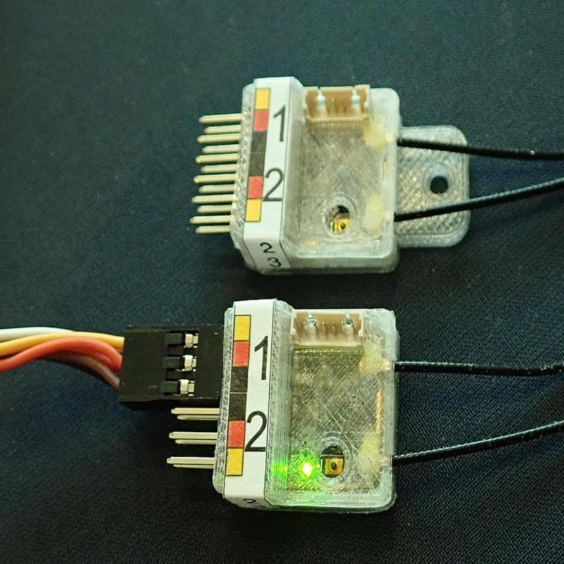 A housing for the FrSky RX4R receiver