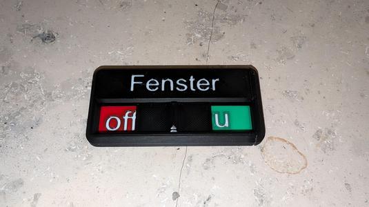 Fenster Status Slider