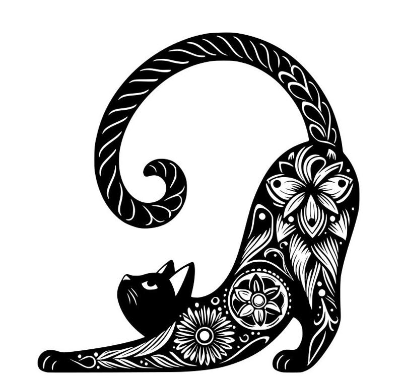 Cat pendant (three colours)