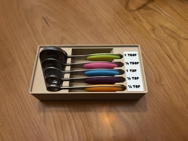Gridfinity Measuring Spoon Set Bin