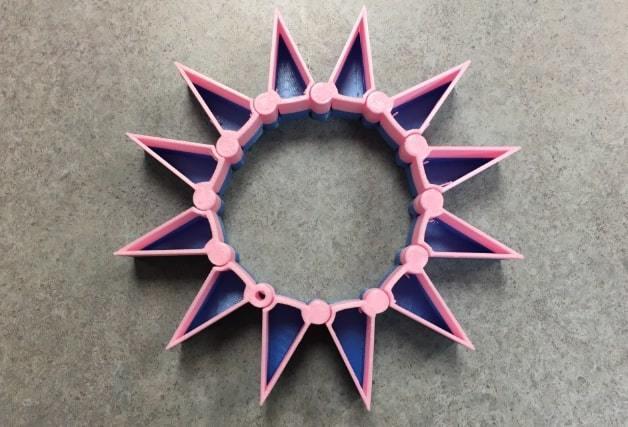 Circle on Hinges, Models for Angles, Fractions, and Circle Properties